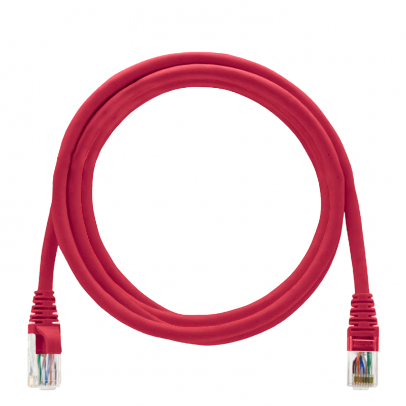 Patch Cord Cat6 2,5M Nexans Vermelho